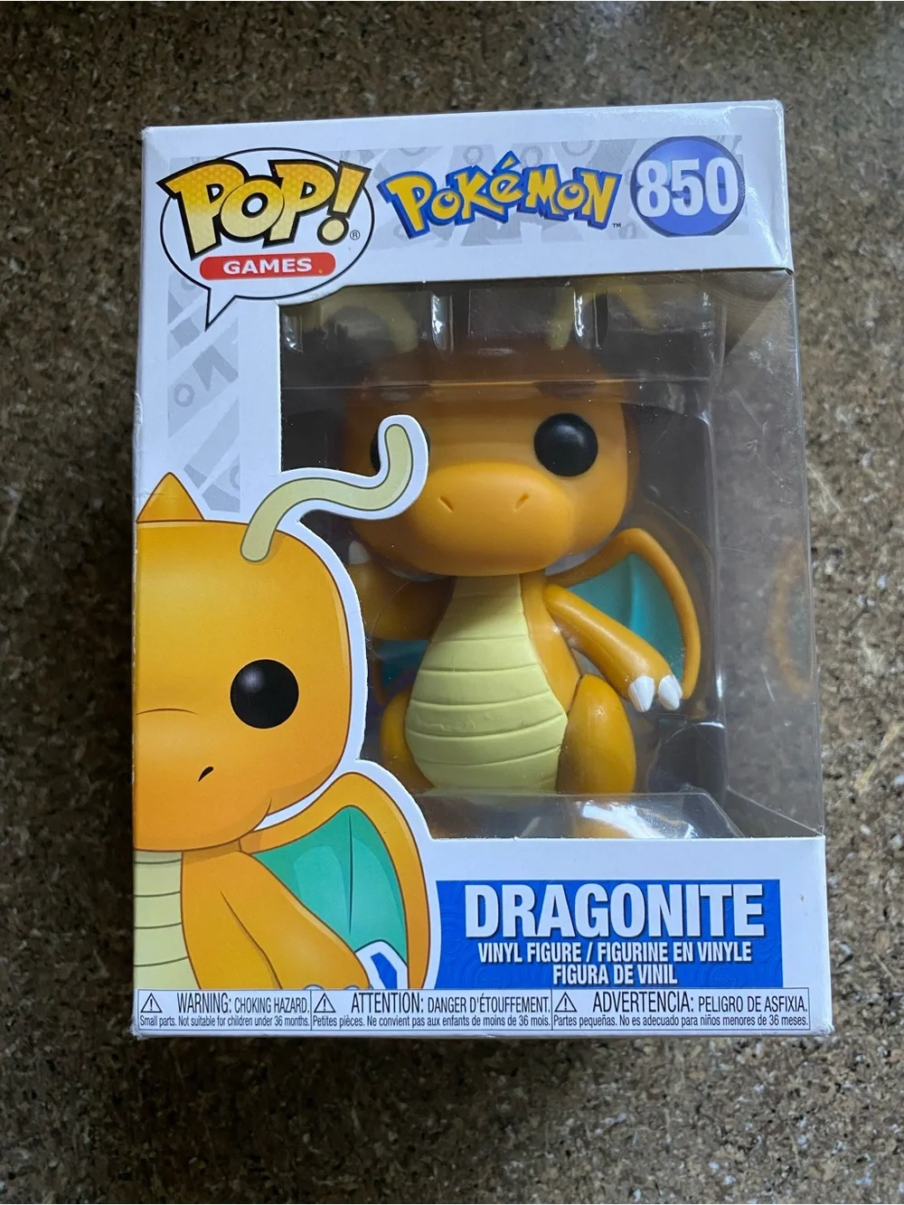 Funko Pop! Games Pokemon Dragonite Figure #850